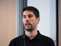 A photo of Luciano Mammino talking at a conference