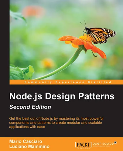 Book Cover Node.js design patterns second edition Mario Casciaro Luciano Mammino Packt Publishing