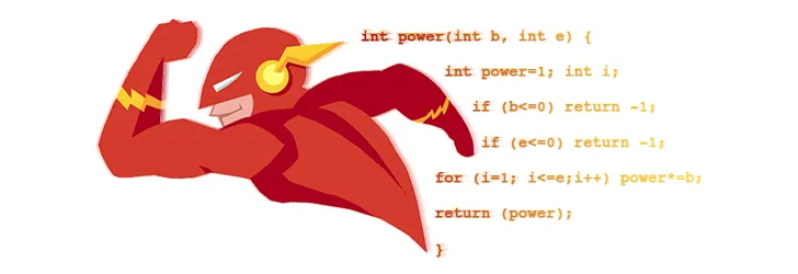 Your code should be fast as Flash
