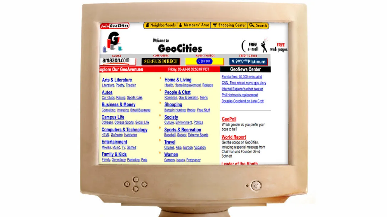 1995 — The invention of web hosting