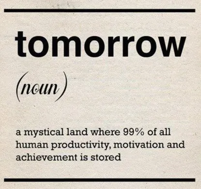 Tomorrow definition mystical land for human productivity