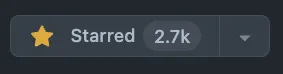 Middy reached 2700 Stars on GitHub