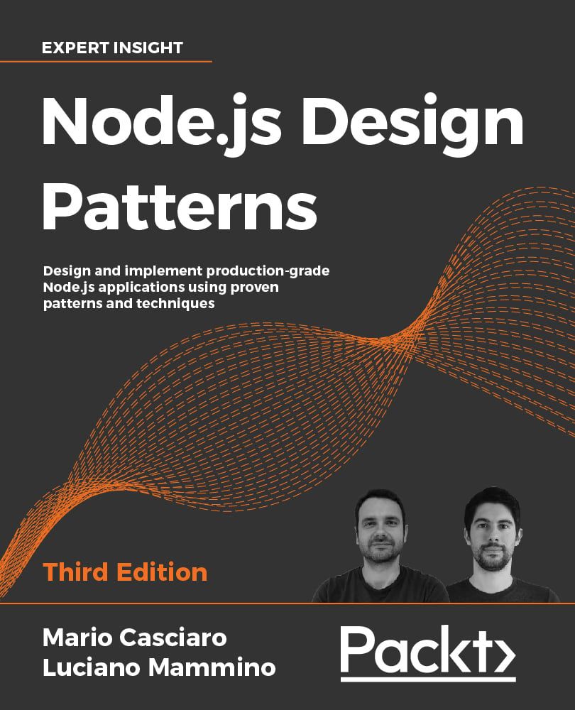 Node.js Design Patterns 3rd Edition book cover