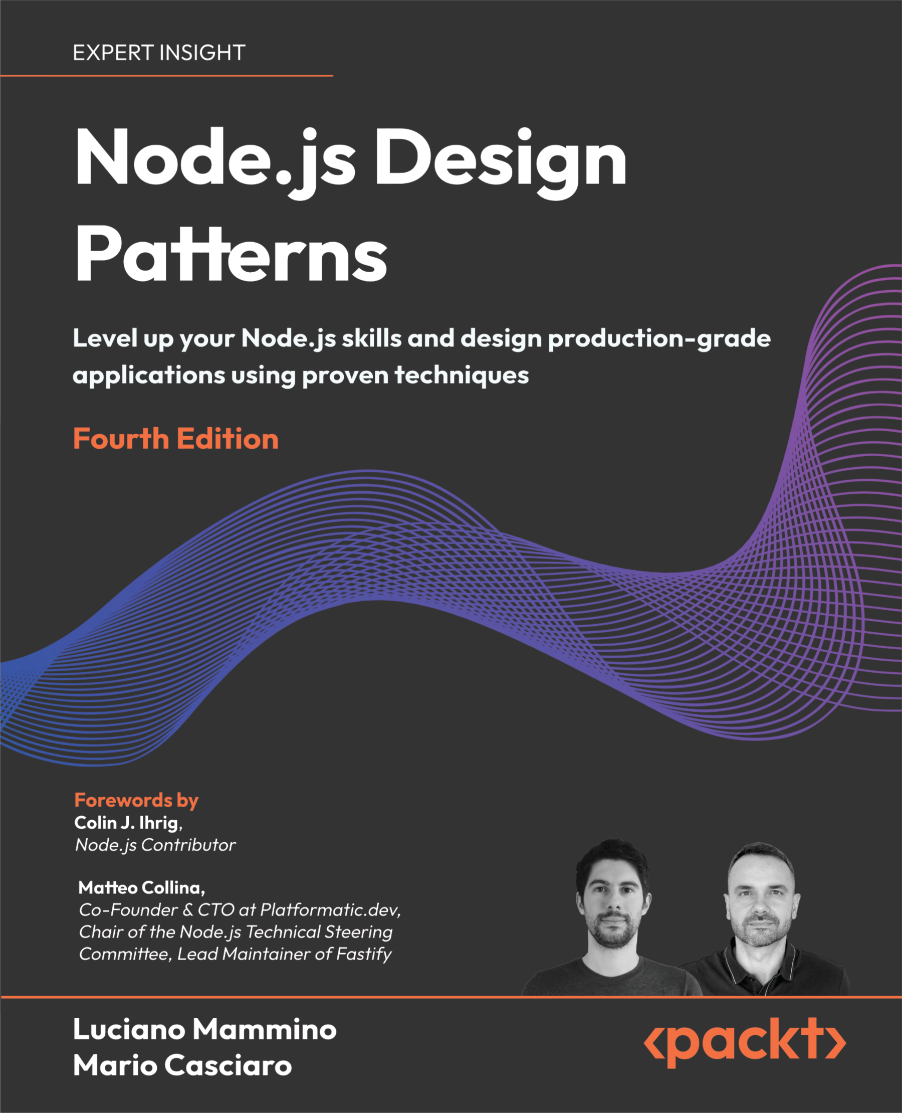 Node.js Design Patterns 4th Edition book cover