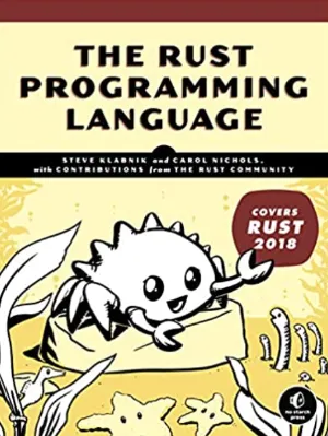 The Rust Programming Language book cover